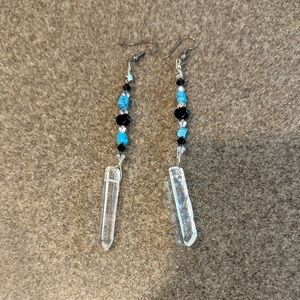 Handmade crystal earrings